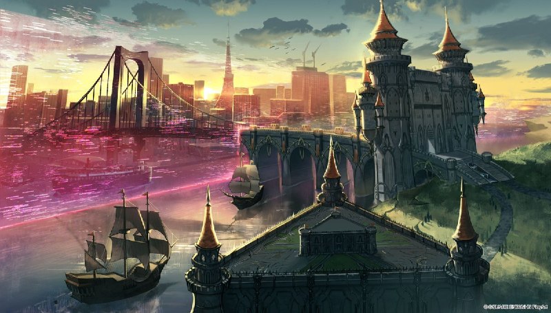 FinalFantasyPersian | فاینال فانتزی پرشین | KingdomHearts: کانسپت آرت جدیدی از دیسیدیا منتشر شد.این کانسپت آرت بر اساس محیط اضافه شده از فاینال فنتسی 5 یعنی پل معروف بازی هستش که