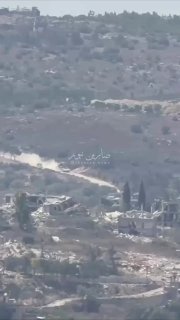טנק מרכבה ישראלי נע בכביש טירי לאחרונה