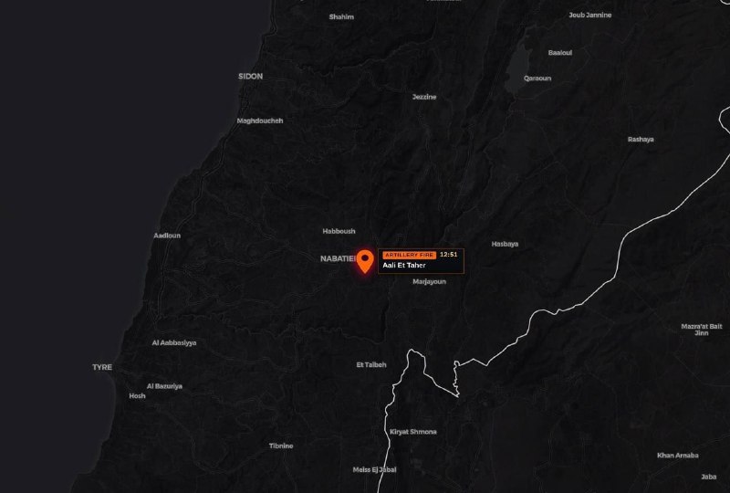 🔴 מספר מקרים של תקיפות ארטילריה של שבויים תקפו את גבעת עלי אל-טהר בדרום לבנון