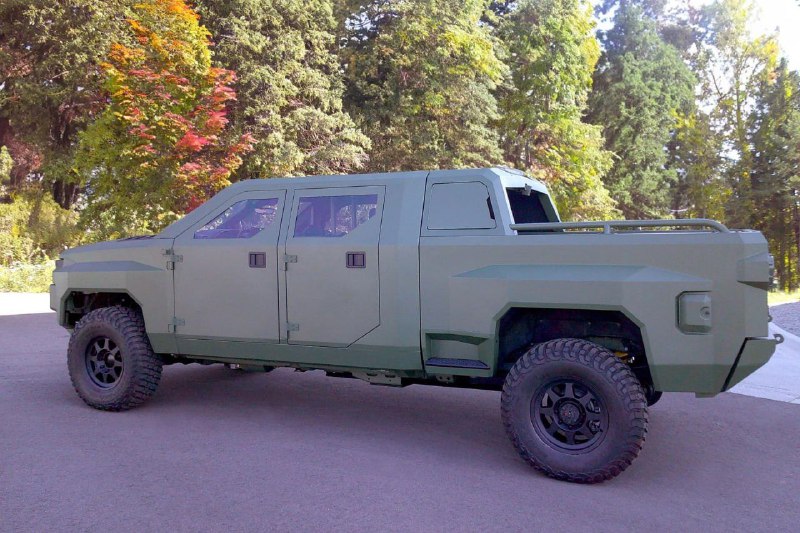 General Motors показал гибридный армейский броневик 4