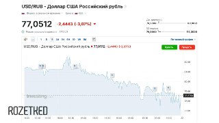 Баксы подешевелиНа внебиржевом рынке доллар США торгуется по цене около 77 рублей. Всего пару дней назад за однодолларовую банкноту просили свыше 80 рублей.ЦБ РФ впервые за два месяца установил курс доллара ниже отметки 80 рублей.💼 Rozetked | Подписаться