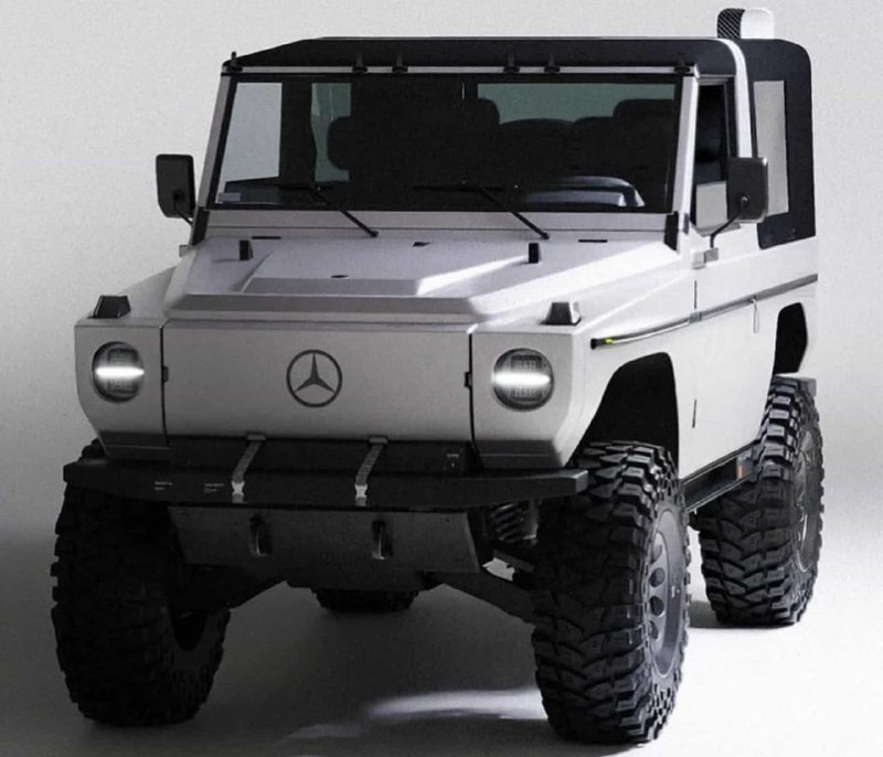 Цифровой художник Mythic Mesh представил концепт будущего Mercedes G-Class под названием 250GD Arcti