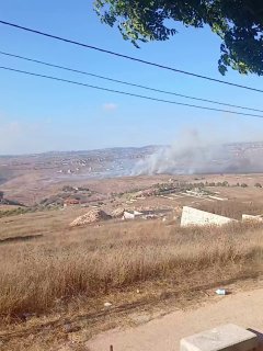 🚨סצנות נוספות מהולה, שבה כנופיות כיבוש שרפו עצי זית ובתים