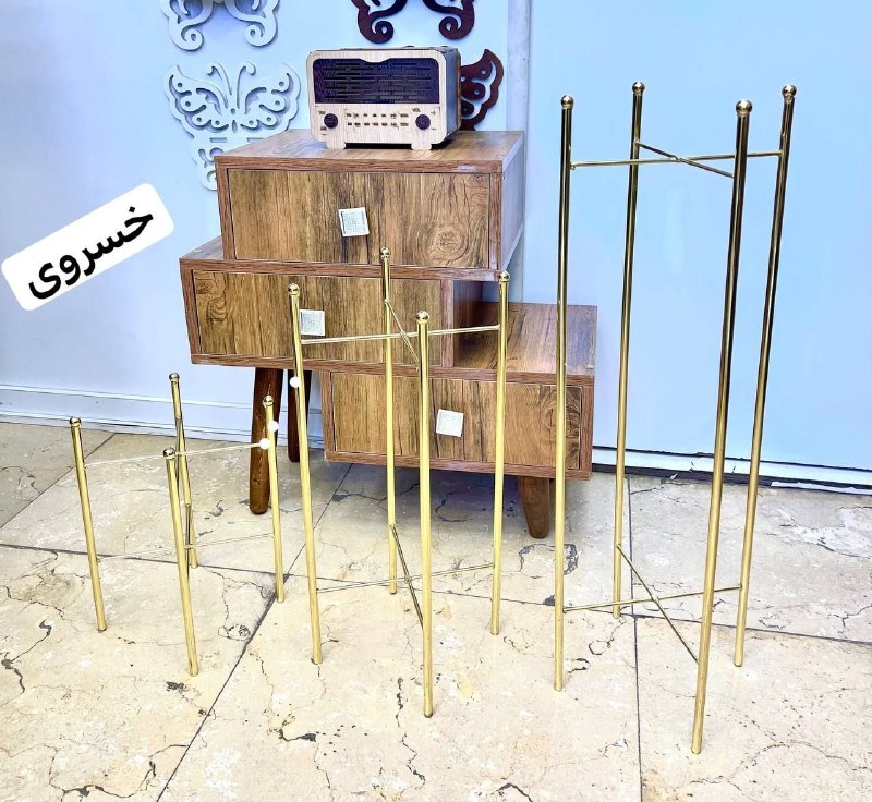 عمده فروشی بازار صالح آباد: ❇️ پایه گلدان فلزی ۳ تایی لوله ای ضخیم🔸 پخش خسروی-----------------✅ اطلاعات تماس:📱 09123368924☎️ 02155525630✅ کانال تلگر