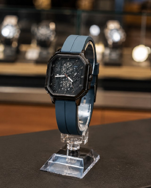 فروشگاه تخفیفی آنلاین: ☑️ساعتی که استایل شما را کامل میکند ☑️ساعت HUBLOT طرح سه موتوره (کله غازی) کد 6576🔹 طراحی خاص اسکلتون با نمایش جزئیات دا