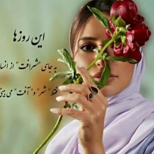 #شعروادب: این روزها به جای شرافت از انسان ها فقط شر و آفت می‌بینی..‌‌‎‌‌‌꧁꧂‎‌♥️شعروادب♥️꧁꧂