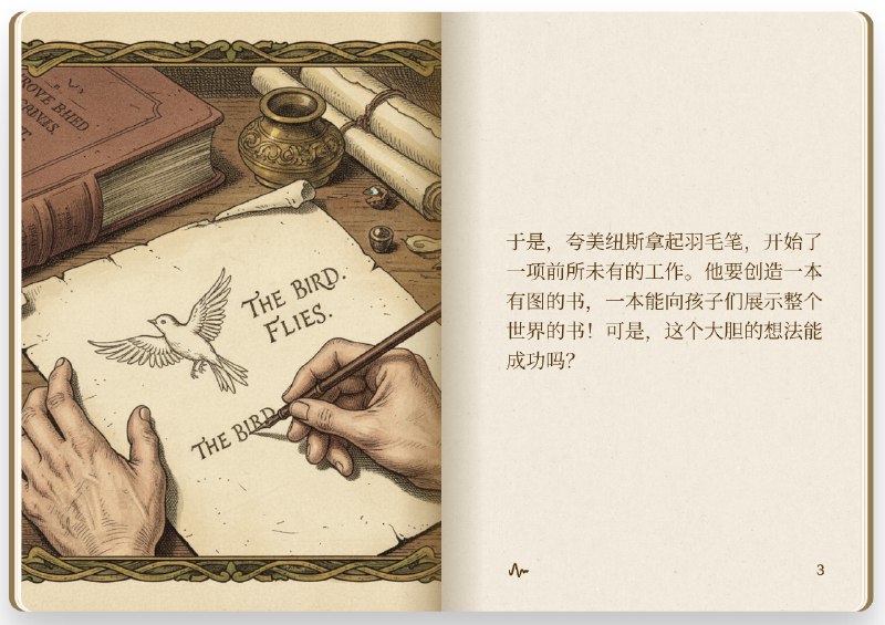 有人的地方，就有故事，小孩子也天然就喜欢故事，写在基因里的喜欢