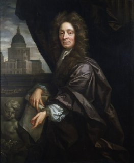 John Closterman"Portrait of Sir Christopher Wren"1700 #Closterman