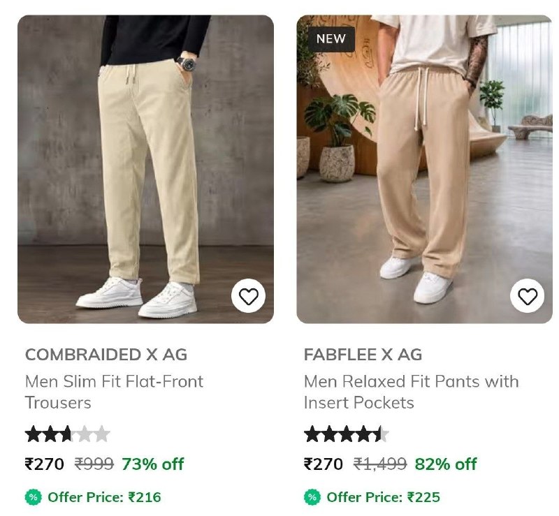 FREE Recharge Box: AJIO : Cargo Pants Starts @270Men : https://ajiio.in/8j5RZ9F Women : https://ajiio.in/ruFd1u8