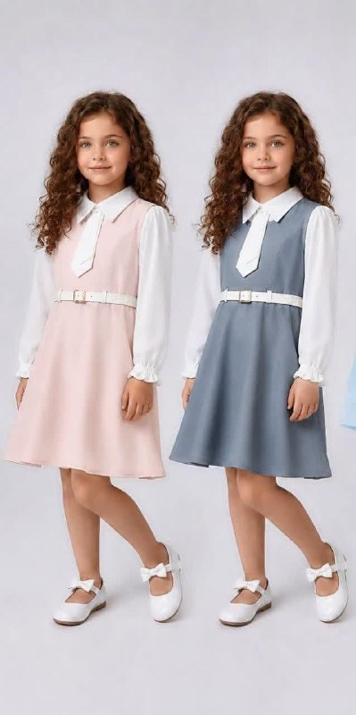 ارزان سرای پوشاک چرمه: سه تیکه دخترانه (کروات.شومیز. سارافون)سایز بندی 1.2.3قیمت۳۴۰تومان بااحترامآدرس فروشگاه .مشهد نبش چهارراه راه آهن نرسیده 