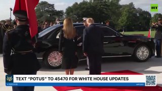 🎥 The arrival of the President of China at the White House