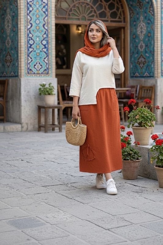ناریکا لباس: 👚ست مدل سارا👚کیفیت عالی ,دوخت مزونی🌸کد محصول: 06719سایزبندی:فری سایز مناسب... 36تا60دور باسن 130دور سینه114دور کمر 114حد