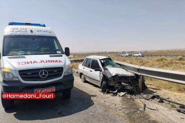 روزنامه سپهرغرب: ⭕️تصادف در آزادراه همدان به ساوه ۸ مصدوم بر جای گذاشت🔸️مرکز مدیریت حوادث و فوریت‌های پزشکی استان همدان از وقوع یک فقره ت