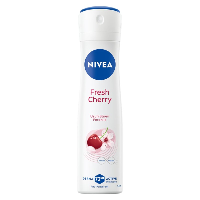 Nivea Fresh Cherry Kadın Sprey Deodorant, 150 ml