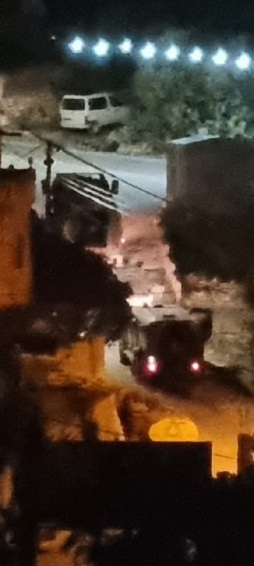 כוחות הכיבוש מסתערים על הכפר כפר קוד, צפונית מערבית לג'נין.