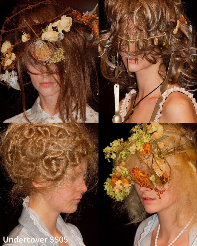 Кацуя Камо — японский стилист, превративший парикмахерское искусство в скульптуру и перформанс. Родился в 1965 году в Фукуоке, начал обучение в Японии, затем работал в Париже с Тэцуя Тамурой. Его стиль сочетал архитектурные формы и необычные материалы — зеркала, перья, латекс, пластик. Вернувшись в Токио в 1996 году, Камо сотрудничал с дизайнерами Джунья Ватанабе (у моего Саши на канале был пост) и Джуном Такахаши, создавая авангардные головные уборы, стирающие грани между аксессуаром и искусством. Его работы для Ватанабе включали металлические каркасы и яркие диски, а для Такахаши — перфорированные маски и короны из терновника.Международное признание пришло в 2007 году после сотрудничества с Карлом Лагерфельдом, для которого Камо создал венки и цветочные головные уборы из бумаги для коллекций Chanel.Камо продолжил экспериментировать с разнообразными материалами, создавая воздушные прически и футуристические головные уборы для дизайнеров, таких как Кико Костадинов. Он ушел в 2020 году, оставив наследие, которое объединяет моду, скульптуру и перформанс, превращая обычные материалы в поэзию и философию.Пост украден тутКацуя Камо — японский стилист, превративший парикмахерское искусство в скульптуру и перформанс. Родился в 1965 году в Фукуоке, начал обучение в Японии, затем работал в Париже с Тэцуя Тамурой. Его стиль сочетал архитектурные формы и необычные материалы — зеркала, перья, латекс, пластик. Вернувшись в Токио в 1996 году, Камо сотрудничал с дизайнерами Джунья Ватанабе (у моего Саши на канале был пост) и Джуном Такахаши, создавая авангардные головные уборы, стирающие грани между аксессуаром и искусством. Его работы для Ватанабе включали металлические каркасы и яркие диски, а для Такахаши — перфорированные маски и короны из терновника.Международное признание пришло в 2007 году после сотрудничества с Карлом Лагерфельдом, для которого Камо создал венки и цветочные головные уборы из бумаги для коллекций Chanel.Камо продолжил экспериментировать с разнообразными материалами, создавая воздушные прически и футуристические головные уборы для дизайнеров, таких как Кико Костадинов. Он ушел в 2020 году, оставив наследие, которое объединяет моду, скульптуру и перформанс, превращая обычные материалы в поэзию и философию.Пост украден тут