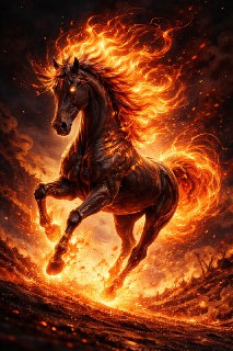 原来赤马的翻译是fire horse