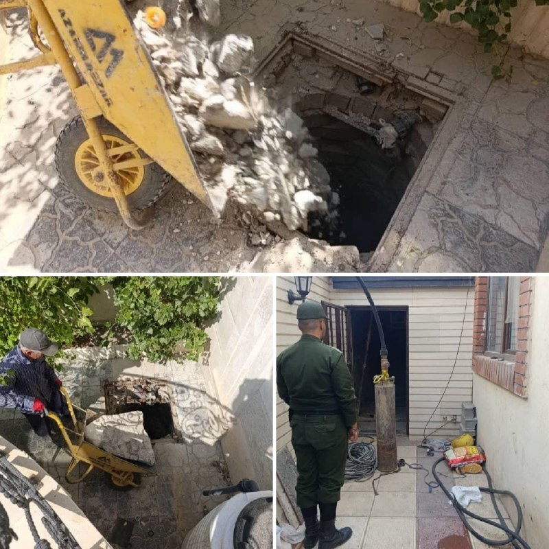 پایگاه خبری تارود: 📸انسداد ۴ حلقه چاه غیرمجاز در اراضی مهرآباد و خورین بخش رودهن🔹مدیر امور منابع آب شهرستان دماوند از شناسایی و انسداد چهار