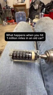 After 999,999 mileages in an old car.Science and facts💡