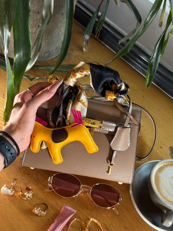 Hermes Hermès Kelly 20 Twilly Coffee, фото 2