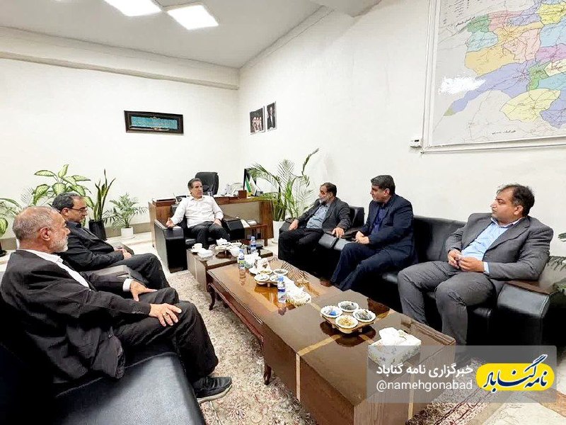 نامه گناباد - اخبار گناباد: 🔴 نشست شهردار و اعضای شورای اسلامی شهر گناباد با معاون سیاسی و اجتماعی استانداری خراسان رضوی🔸️مهدی صفاری شهردار گناباد ب
