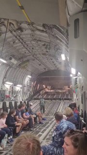 What it's like to have a cargo door open mid flight: both cool and terrifying.Did you know? 🎓