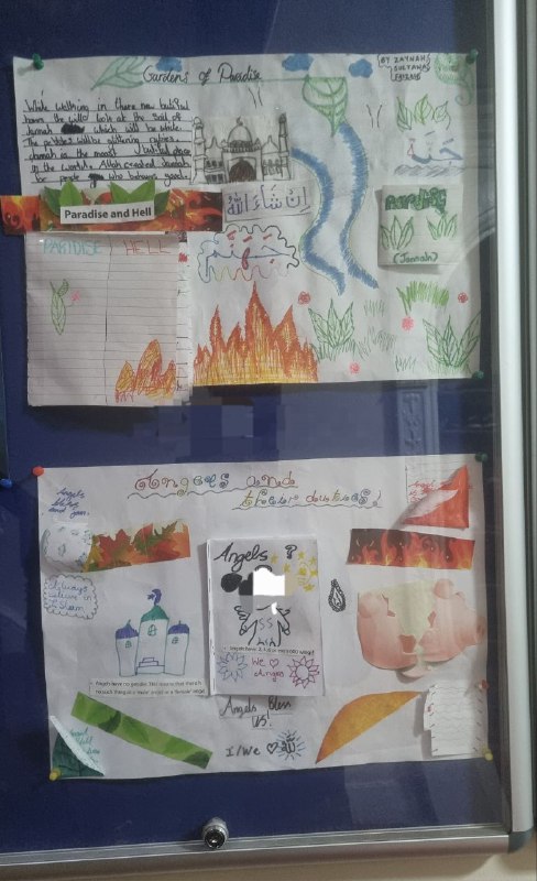 Have you come across this sort of display in your masjid/madrasah?