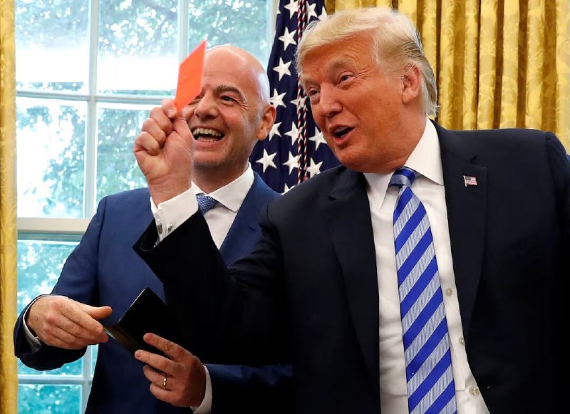 🔸 פיפ"א מקשיבה לפקודה של נשיא ארצות הברית; Gianni Trumptino&33;
