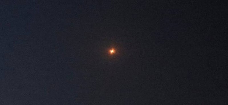 פעילות הגנה אווירית מעל העיר בושהר 🇮🇷.