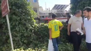פיצוץ בבית קפה בדמשק: תיעוד מהזירה ברחוב אל-נאסר