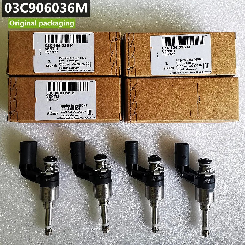 03C906036E 03C906036m 03C906036f Топливные форсунки OEM для Audi A1 A3 VW Golf Jetta Skoda Seat EA11 2