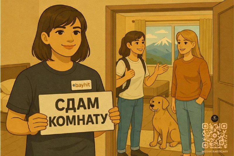 🏠 Подселение для девушек | Аламедин-1👭 Требуются 2 девушки на подселение в 1-комнатную квартиру.📍 Район: Аламедин-1✨ В квартире есть все условия для комфортного проживания.✔️ Мебель и техника✔️ Уют