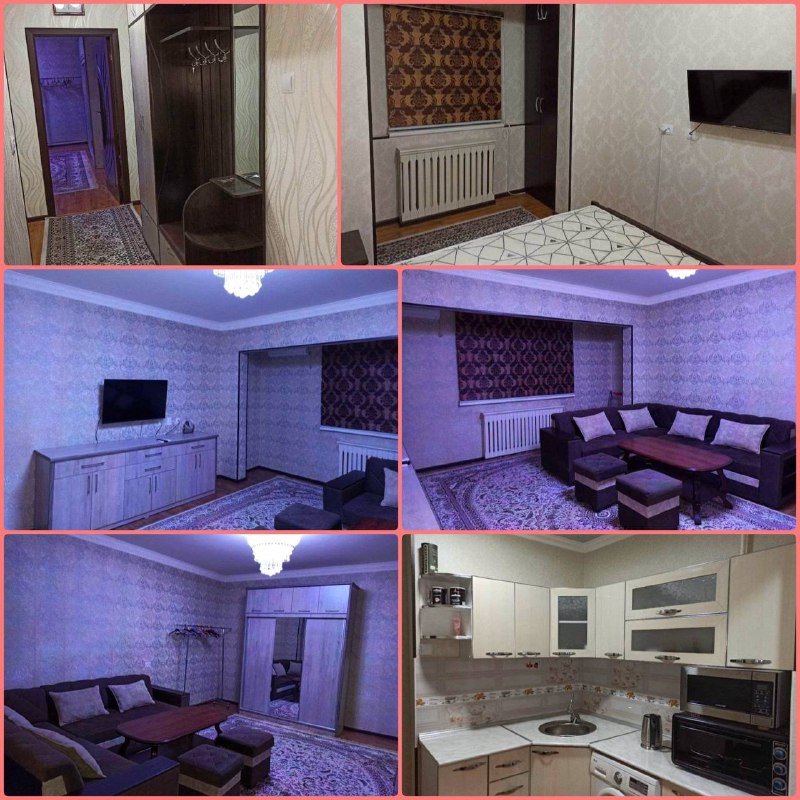 •Аренда:- Мирзо-Улугбекский район, АйТи парк.- 2 комнатная, 3 этаж, 5 этажный дом, хороший ремонт, мебель и техника, интернет, цена: 650$------------------------------------✏️ Telegram 👉 @dom_vsem_uz
