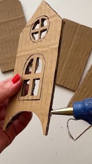 Декоративная конфетница из картона Смотрите, какая простая и классная декорация! Я думаю только очень хлипкая и лучше просто ее использовать для кр... - изображение 1 - telegram, view, декоративная