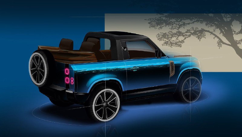 Heritage Customs Valiance Convertible откроет крышу Дефендера 1