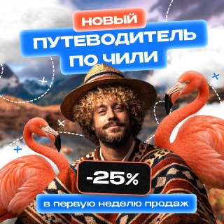 Друзья, у меня вышел путеводитель по Чили! Ура! 🇨🇱 Чили — одна из тех стран, куда одной поездки точно не хватит. Страна огромная и очень разная — без путеводителя легко потеряться. На севере — пустыня Атакама, где десятилетиями не бывает дождя. На юге — Па