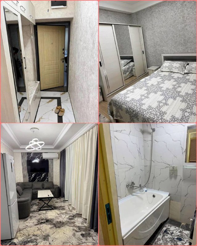 •Аренда:- Юнусабад-6 квартал.- 2 комнатная, 8 этаж, 12 этажный дом, новостройка, мебель и техника, интернет, цена: 600$------------------------------------✏️ Telegram 👉 @dom_vsem_uz------------------