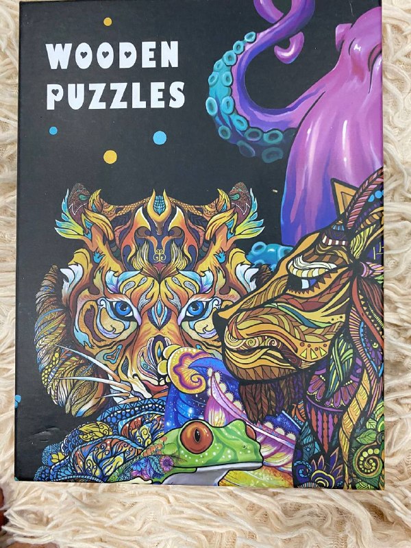 Деревянный фигурный пазл — фото 1