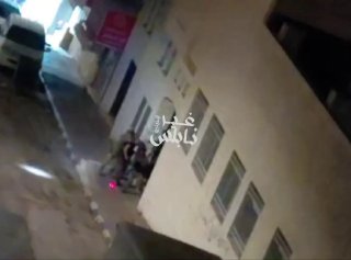 חלק מנוכחות כוחות רגליים מצבא הכיבוש בסביבת אצטדיון העירייה
