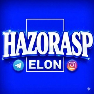 Telegram profile photo for 𝙃𝘼𝙕𝙊𝙍𝘼𝙎𝙋 𝙀𝙡𝙤𝙣𝙡𝙖𝙧𝙞 | 𝙍𝙖𝙨𝙢𝙞𝙮