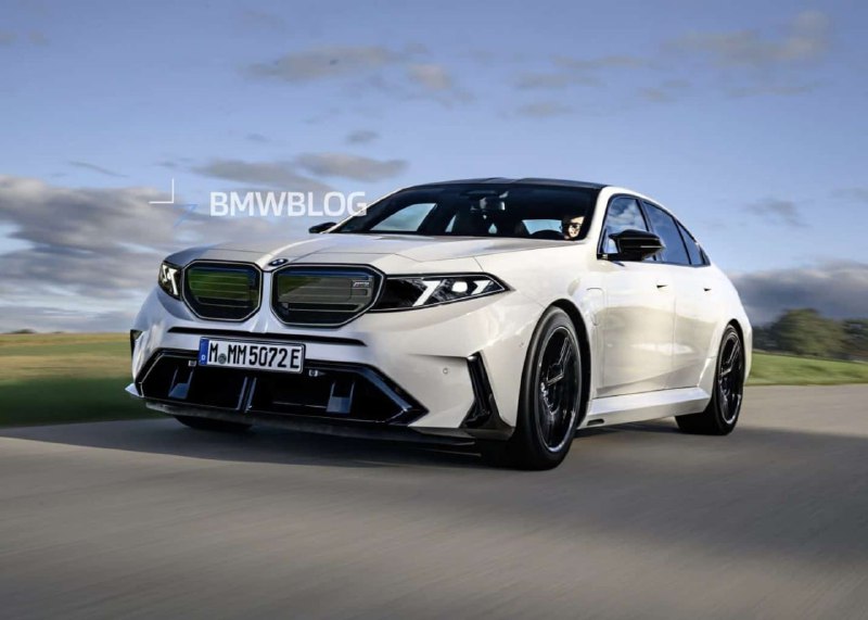 В сети появились рендеры обновлённой версии BMW M5 2028 — изображения созданы на