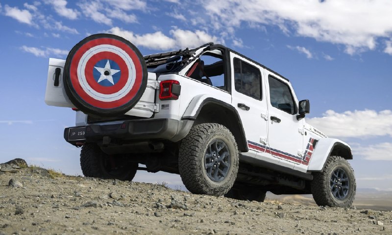 Jeep выпустил Wrangler в стиле Капитана Америки 2