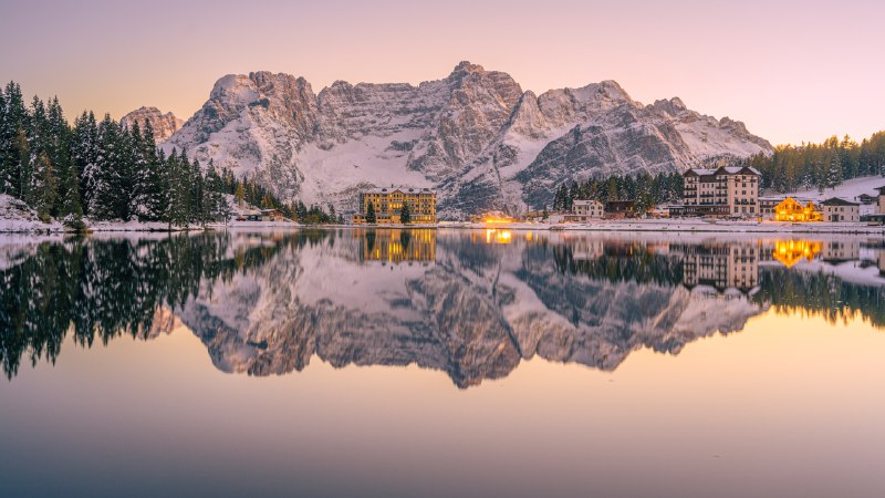 A lake of tearsLake Misurina, Dolomites, Italy (© Marco Bottigelli/Getty Images)