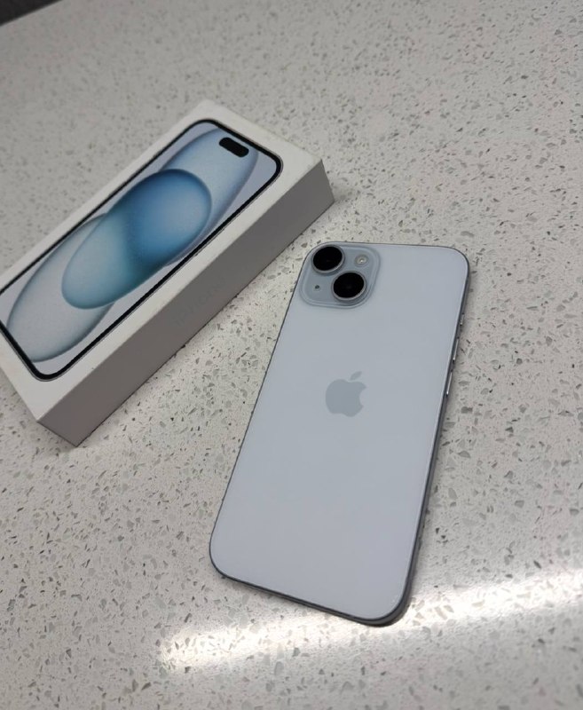 Продам IPhone 15 blue на 128 гб. — фото 1