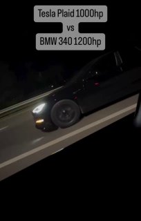Plaid 1000 сил против M340i 1200 сил