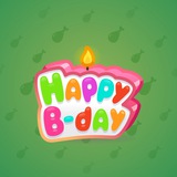 B-Day Candle #72