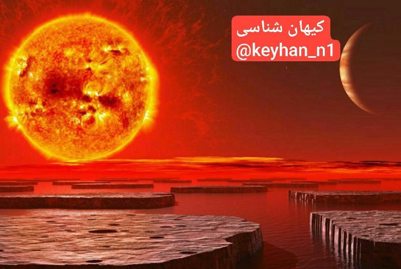 کیهان شناسی: 🌓این تصویر، خورشید را در ۵ میلیارد سال آینده از روی قمر یخی مشتری با نام #اروپا نشان می‌دهد.🔹پیش‌بینی می‌شود در آن روز، 