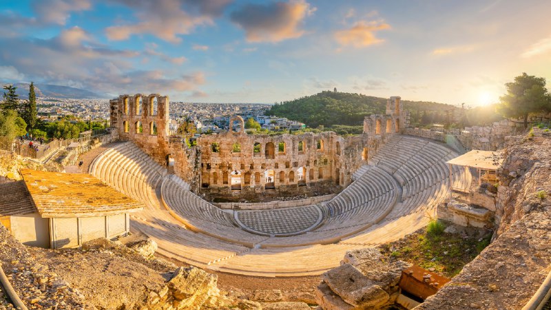A standing ovation for theatersOdeon of Herodes Atticus, Acropolis of Athens, Greece (© f11photo/Getty Images)