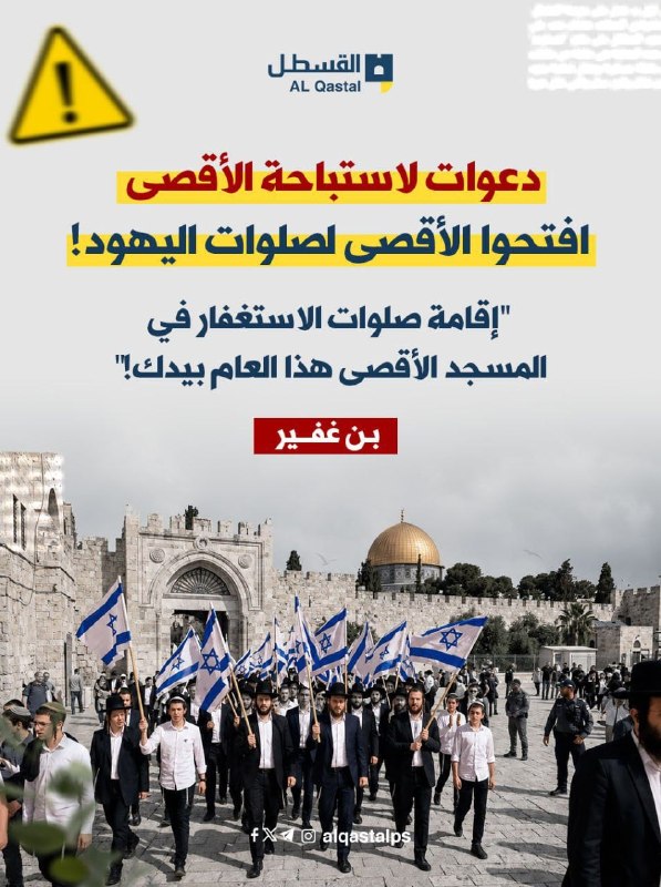وزراء احتلال يدعمون دعوات استيطانية لاقتحام الأقصى