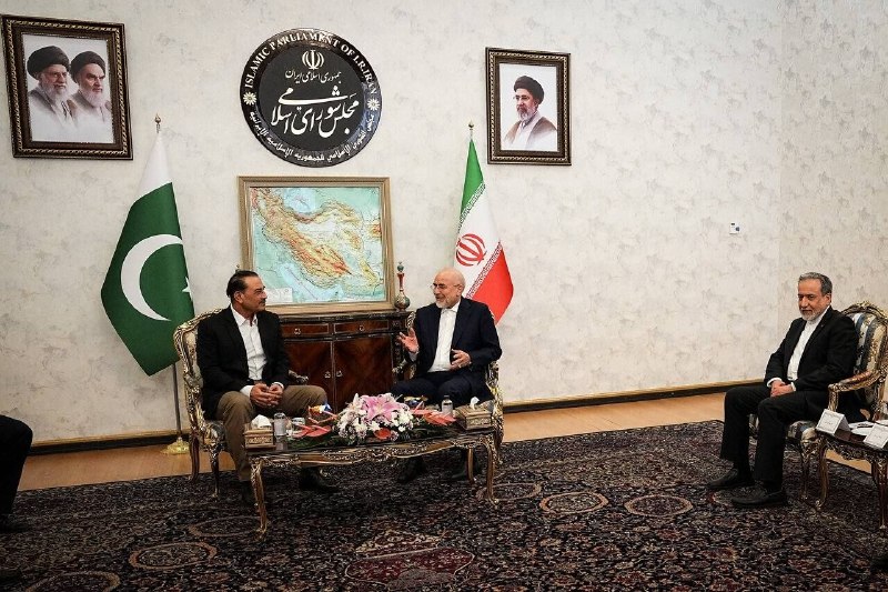 آژانس خبری رکنا | Rokna NEWS Agency: 🔶حضور سید عباس عراقچی وزیر امور خارجه در دیدار فیلد مارشال عاصم منیر فرمانده ارتش پاکستان با محمدباقر قالیباف رئیس مجلس 